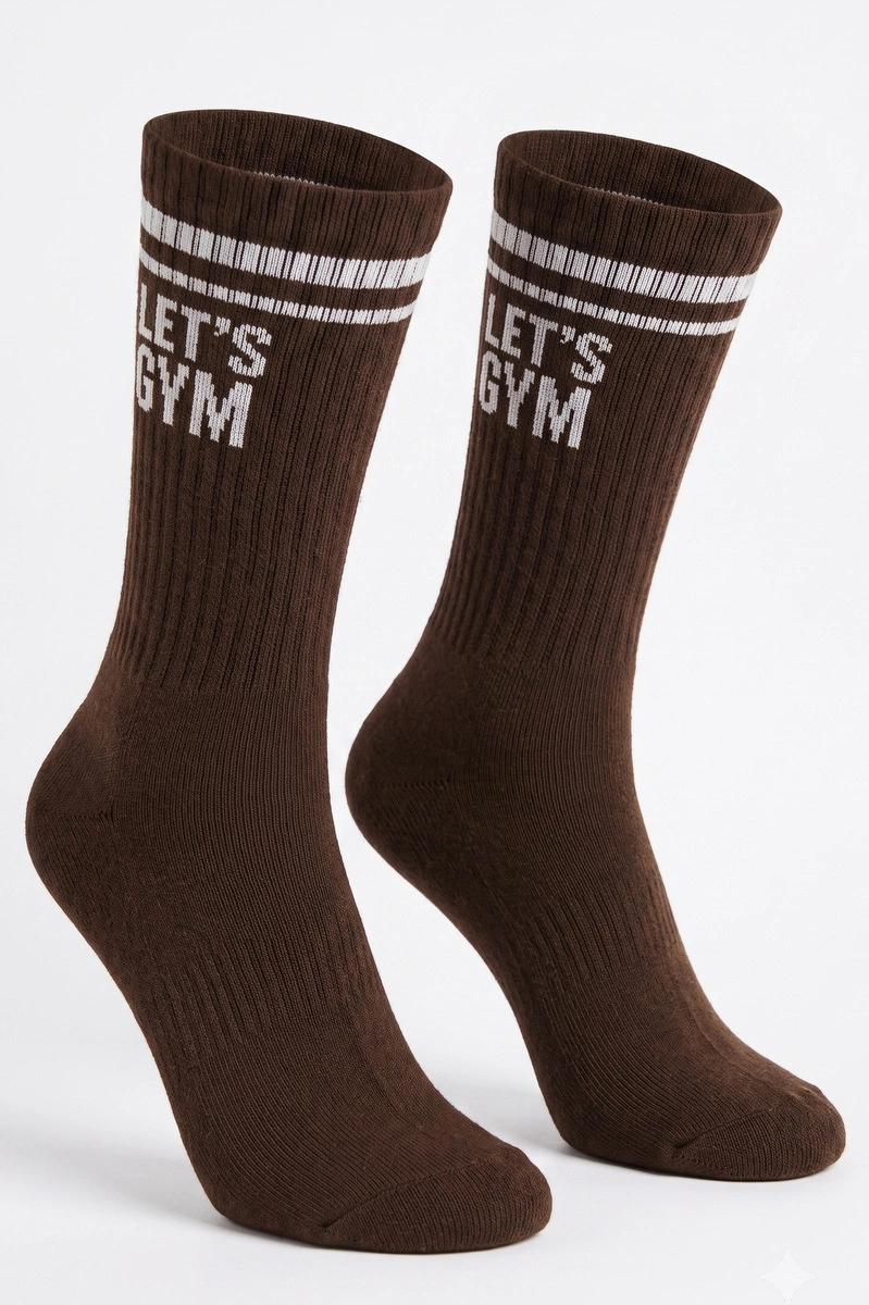 Lets Gym - Meia Letsgym Coffee - 2880CF