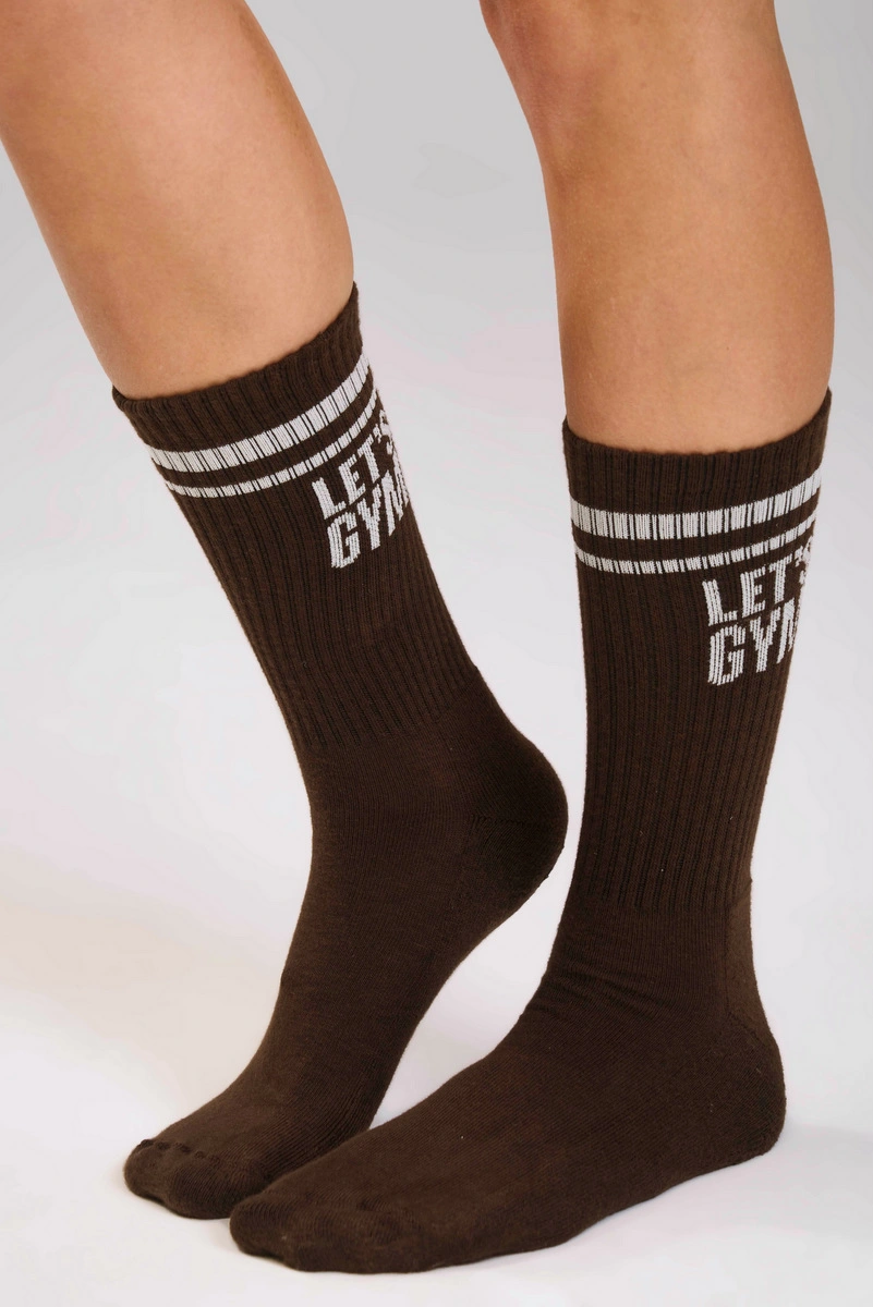Lets Gym - Meia Letsgym Coffee - 2880CF