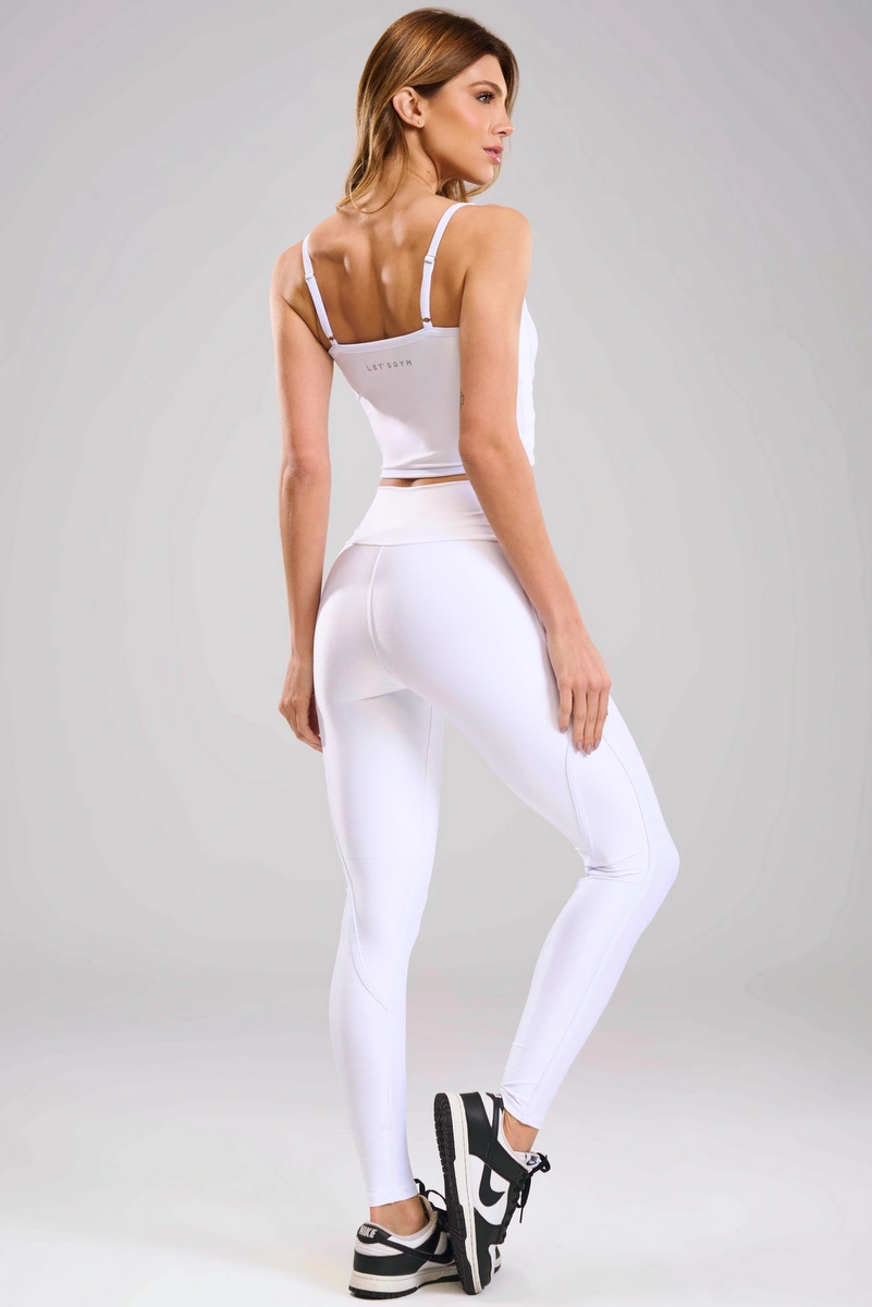Lets Gym - Cropped Harmony Branco - 2956BR