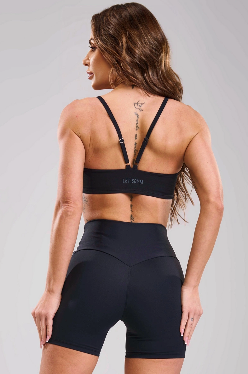Lets Gym - Top Grace Preto - 3435PT