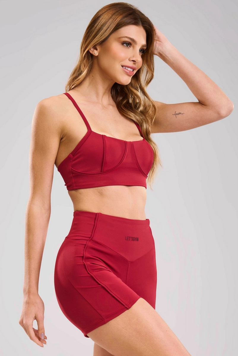 Lets Gym - Top Grace Scarlet - 3435SCT