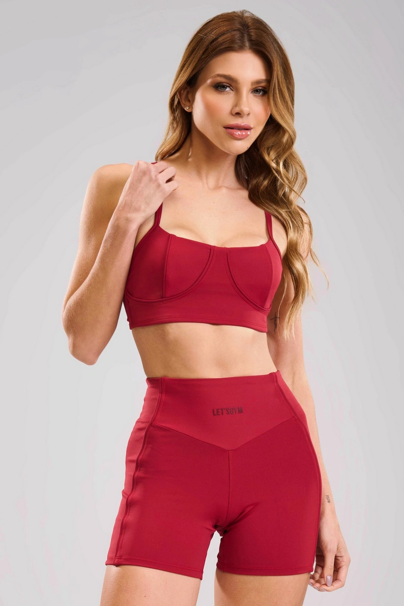 Lets Gym - Top Grace Scarlet - 3435SCT