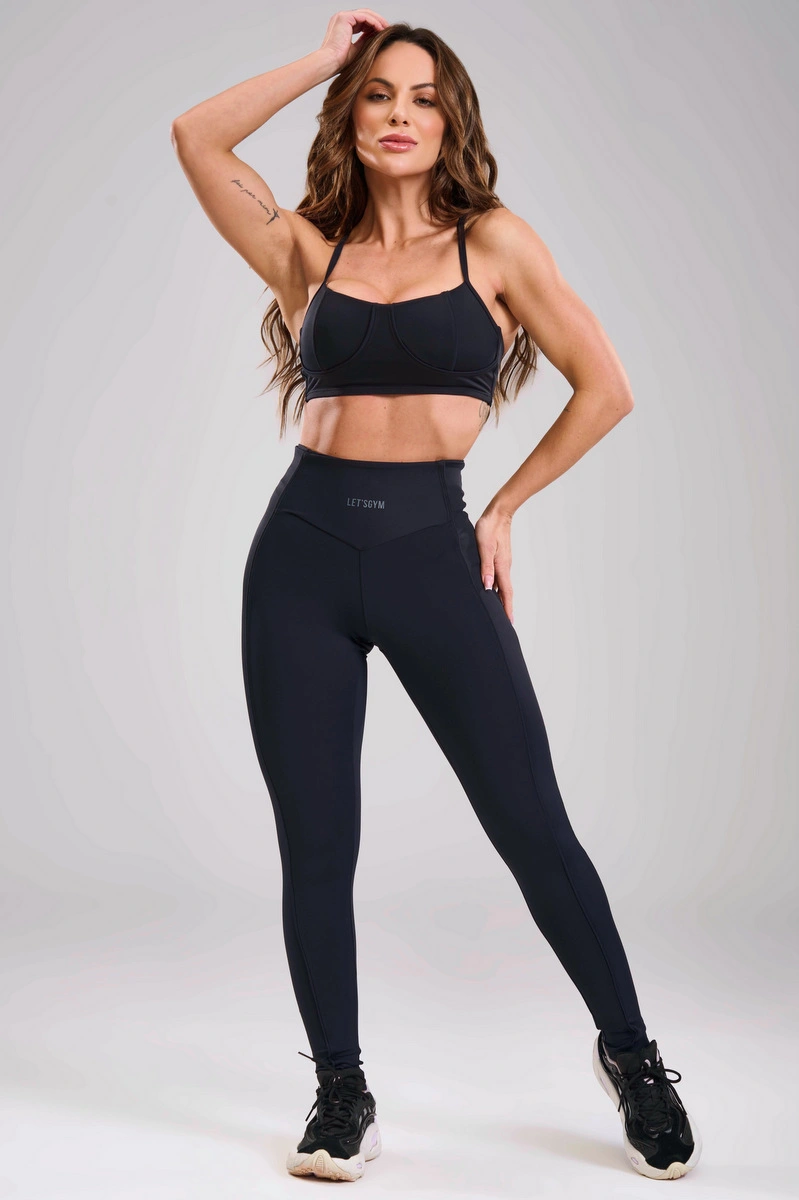 Lets Gym - Legging Grace Preto - 3436PT