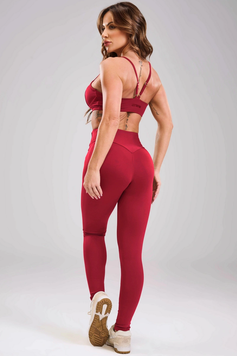 Lets Gym - Legging Grace Scarlet - 3436SCT