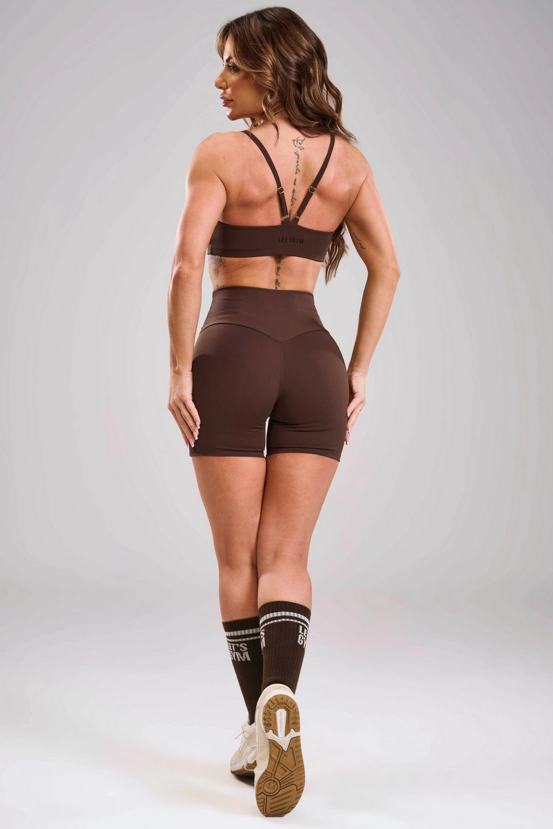 Lets Gym - Short Grace Coffee - 3438CF