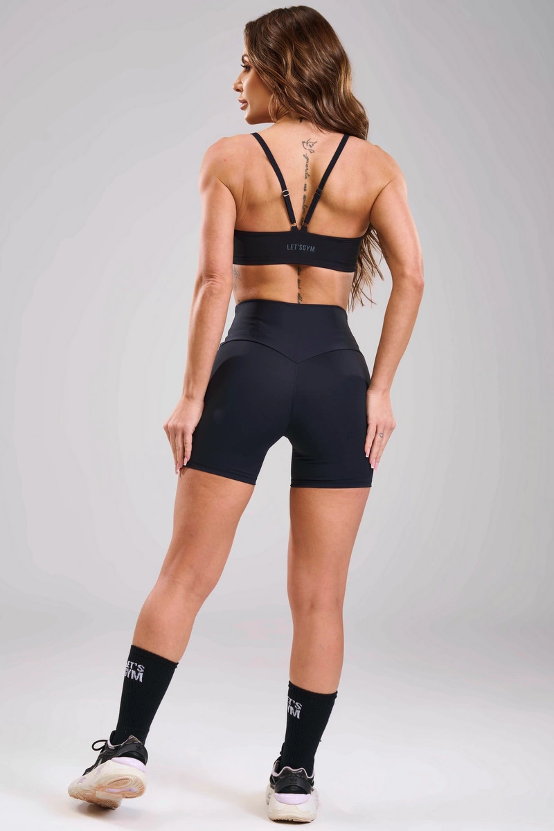 Lets Gym - Short Grace Preto - 3438PT