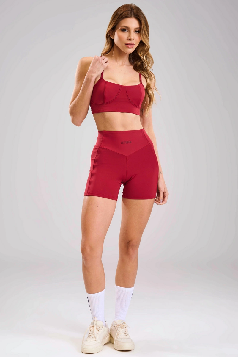 Lets Gym - Short Grace Scarlet - 3438SCT
