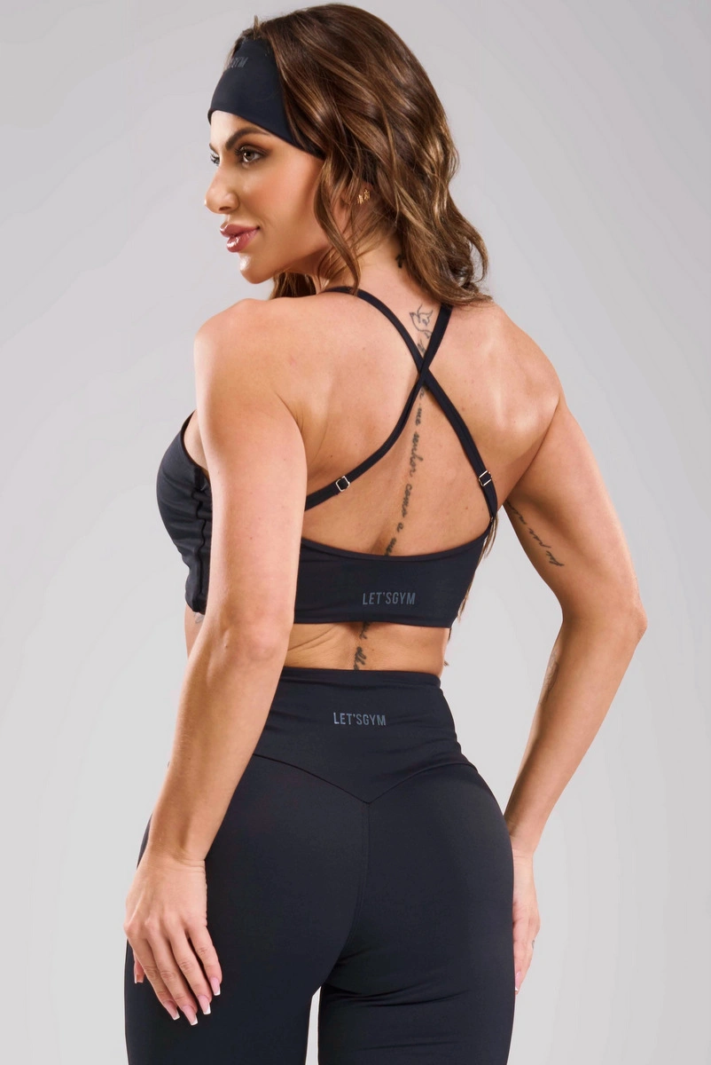 Lets Gym - Top Balance Move Preto - 3465PT