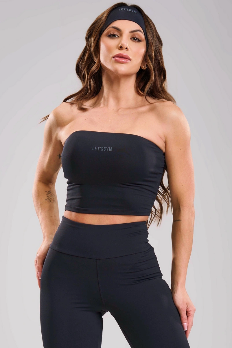Lets Gym - Strapless Balance Move Preto - 3467PT