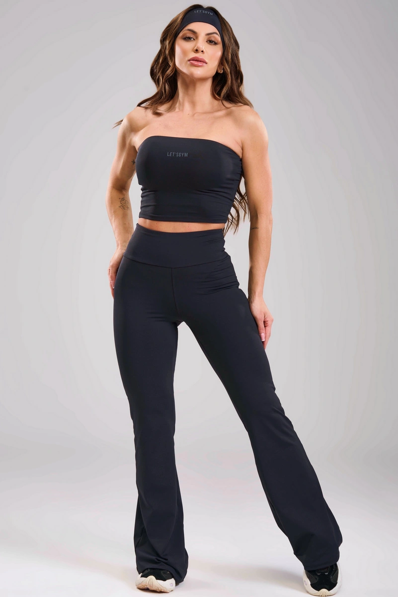 Lets Gym - Strapless Balance Move Preto - 3467PT