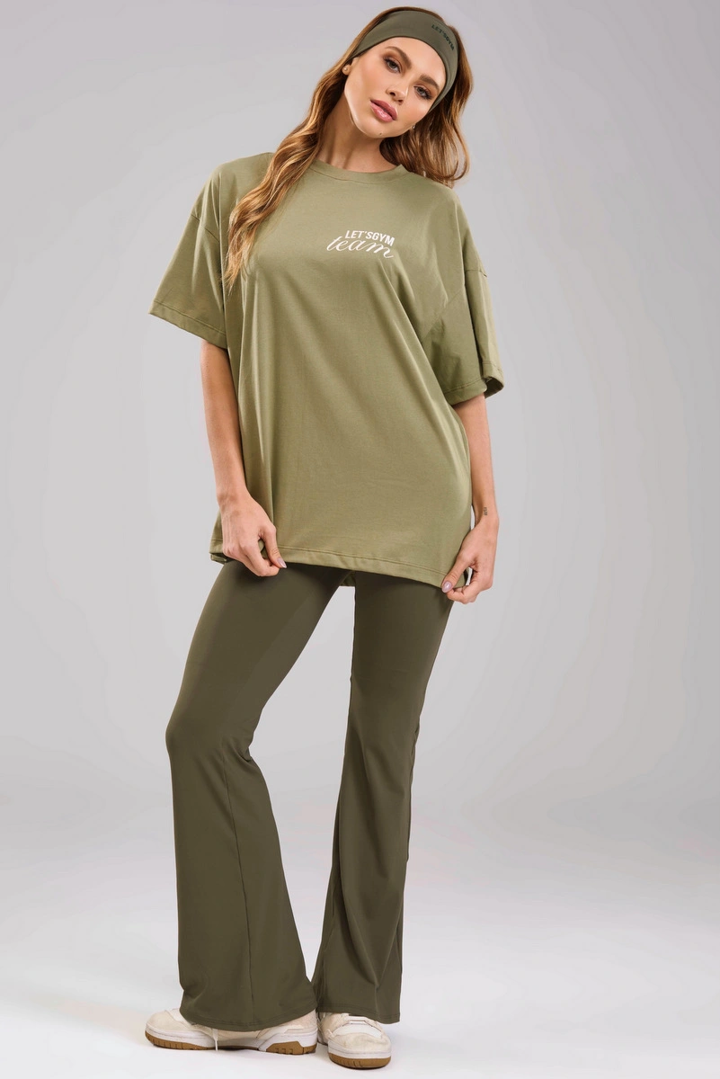 Lets Gym - Camiseta Oversized Letsgym Team Forest - 3469FST
