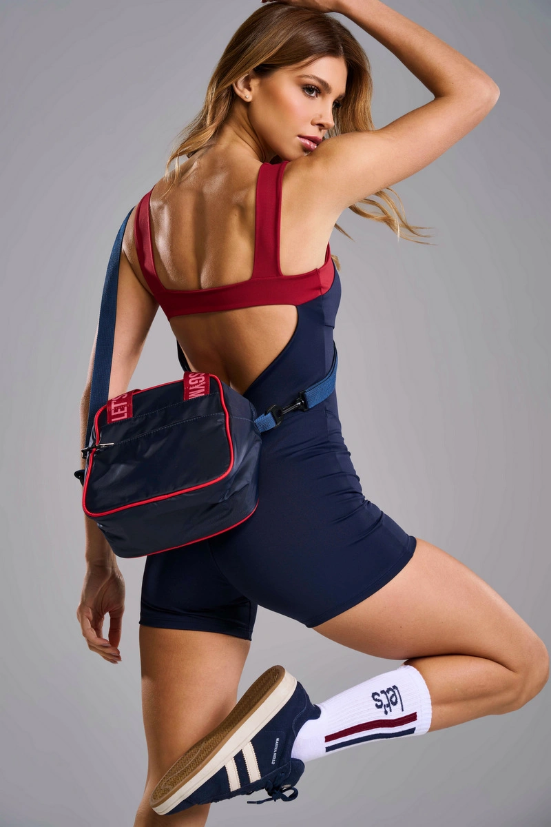 Lets Gym - Macaquinho Balance Court Navy Blue - 3474NB