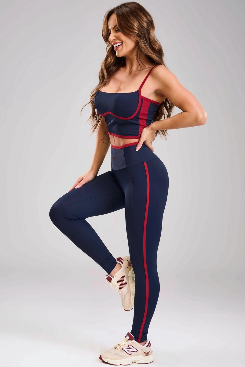 Lets Gym - Legging Balance Court Navy Blue - 3479NB