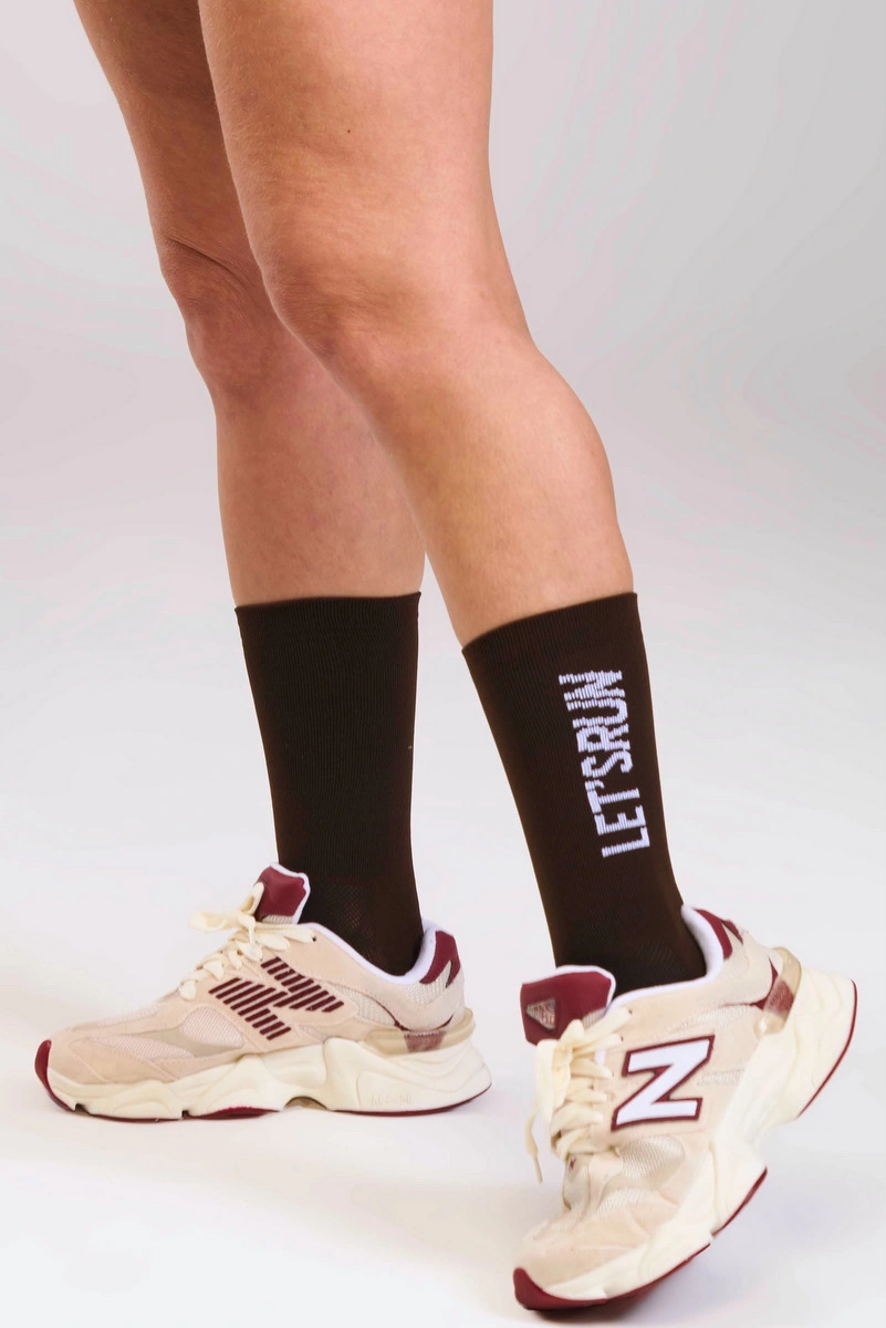 Lets Gym - Meia Lets Run Coffee - 3486CF