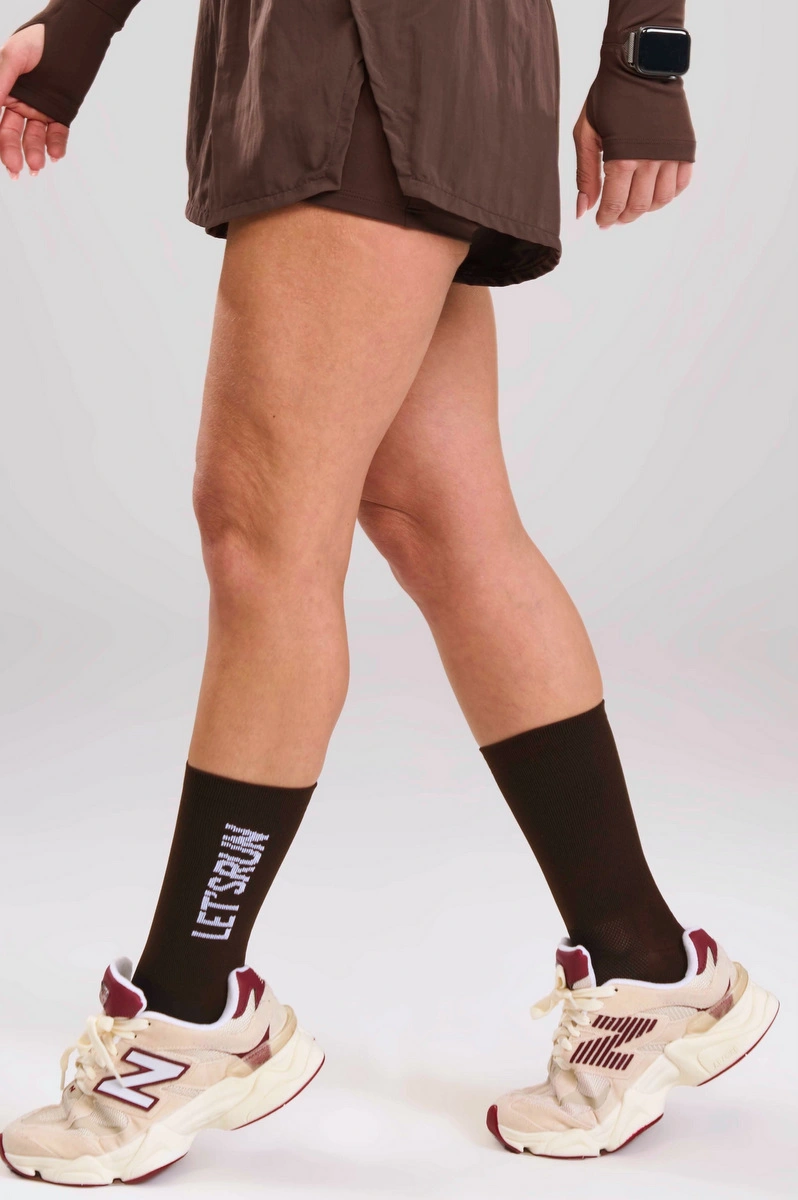Lets Gym - Meia Lets Run Coffee - 3486CF
