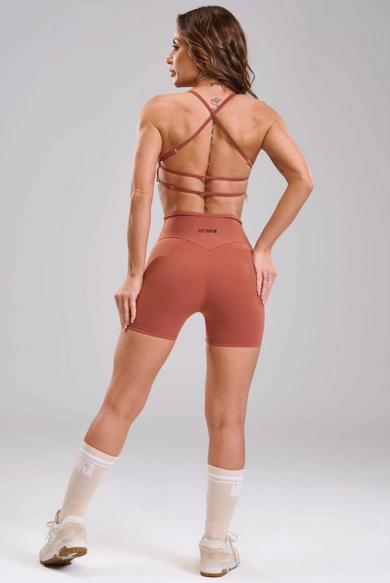 Lets Gym - Short Soft Motion Mocha Mousse - 3492MM
