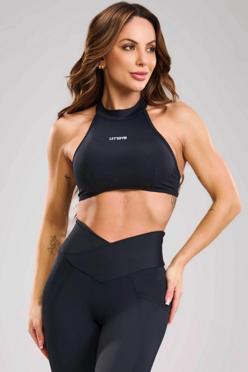 Lets Gym - Top Form Essential Preto - 3504PT