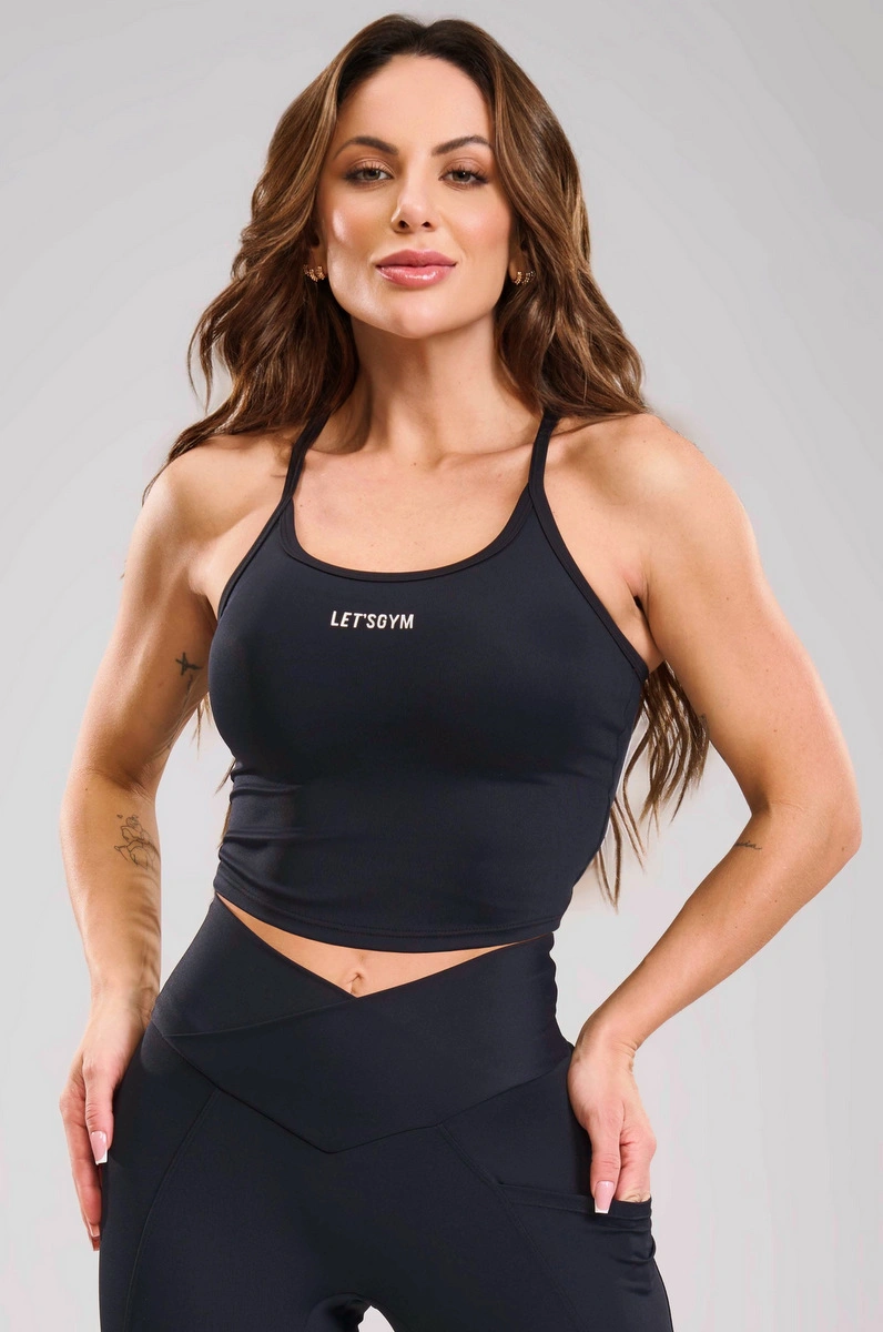 Lets Gym - Regata Form Essential Preto - 3506PT