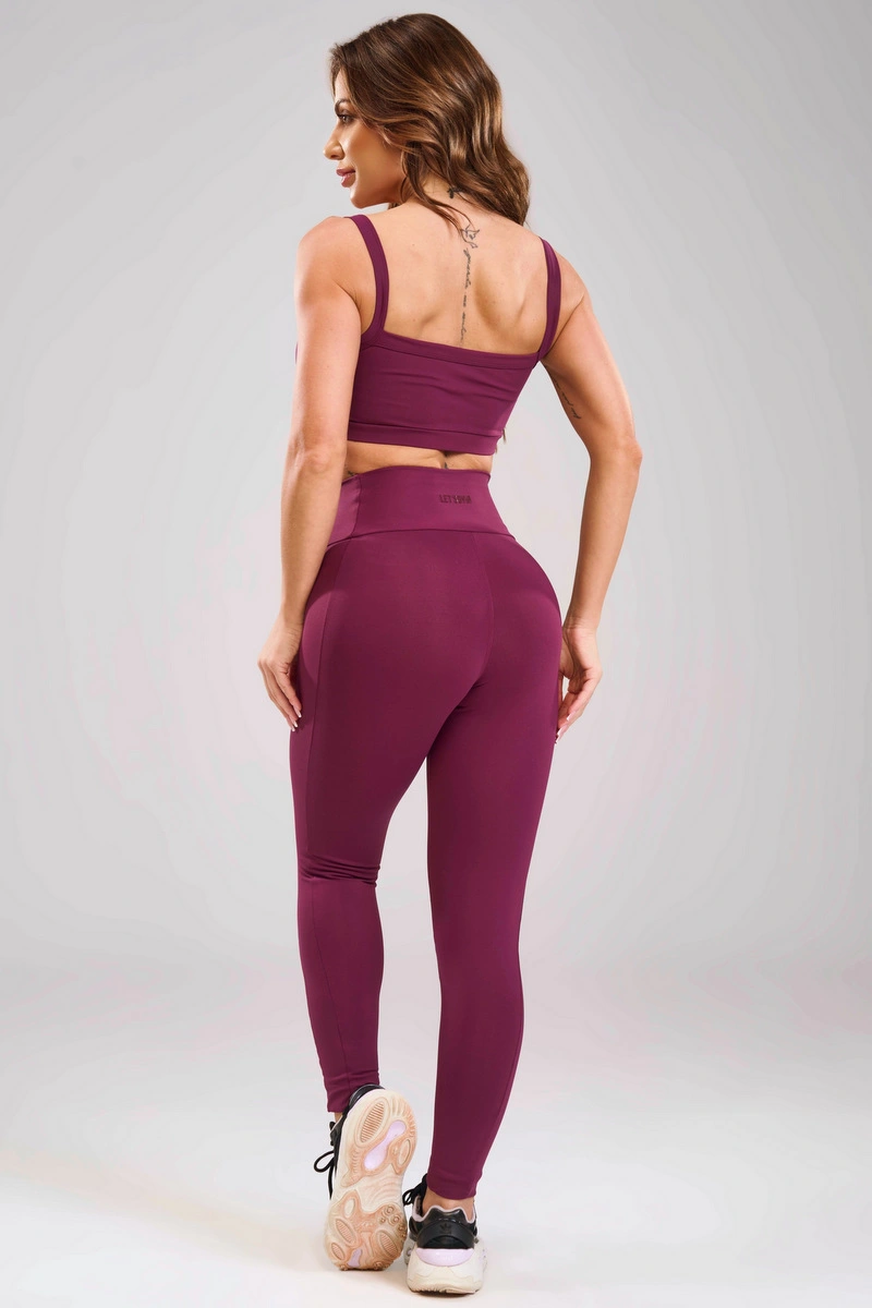Lets Gym - Top New Basic Tunning Dark Berry - 3518DB