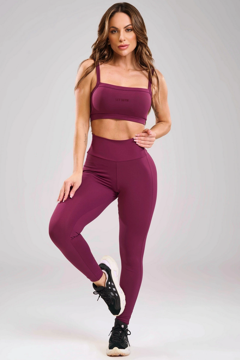 Lets Gym - Top New Basic Tunning Dark Berry - 3518DB