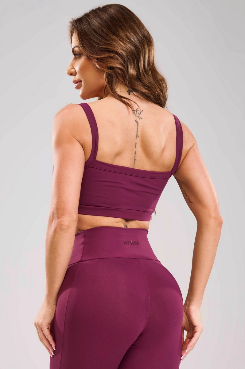 Lets Gym - Top New Basic Tunning Dark Berry - 3518DB