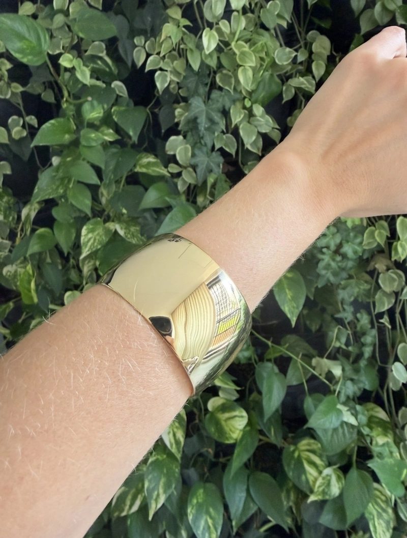 Mikabe - Bracelete Largo Ajustável Ouro - MK2147