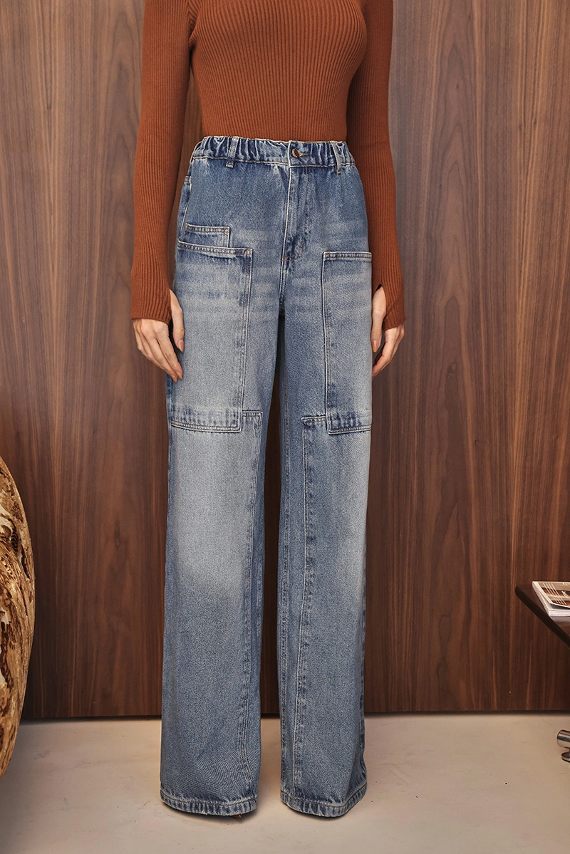 Dot Clothing - Jeans Pants Dot Clothing Read Pockets Utility Blue - JE0036AZUL