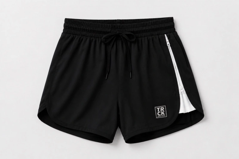 Trincks - Short Duplo Com Bolso e Zíper Preto - 