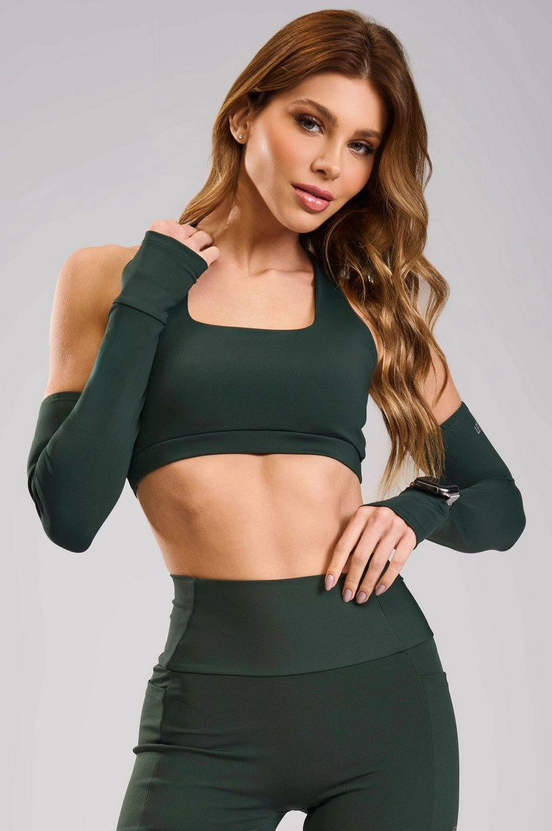 Lets Gym - Manguito Lest Run Esmeralda Escuro - 3360ESME