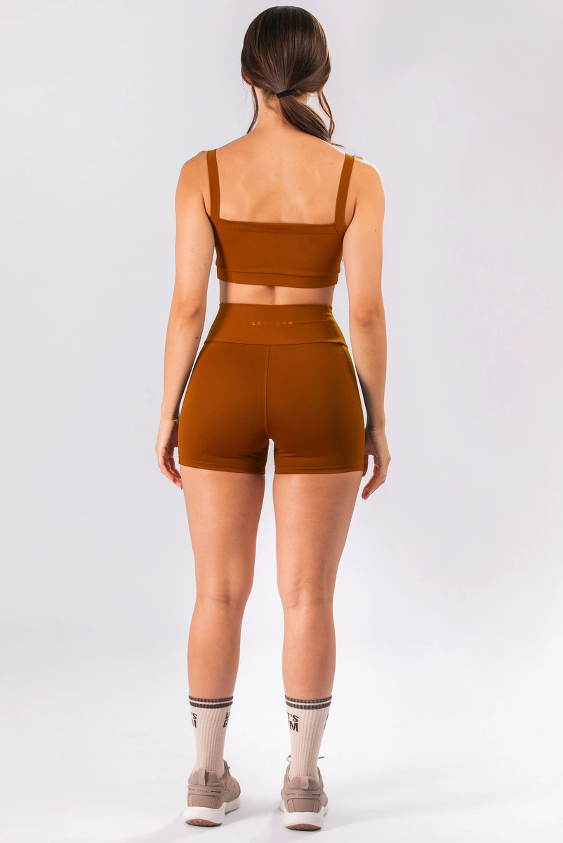 Lets Gym - Short Basic Tunning Caramel - 3329CML
