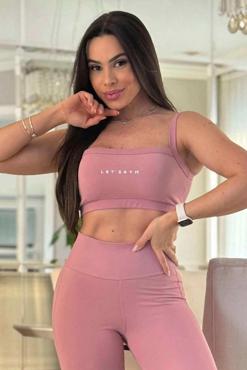 Lets Gym - Top Basic Tunning Dusty Blush - 3326DBL