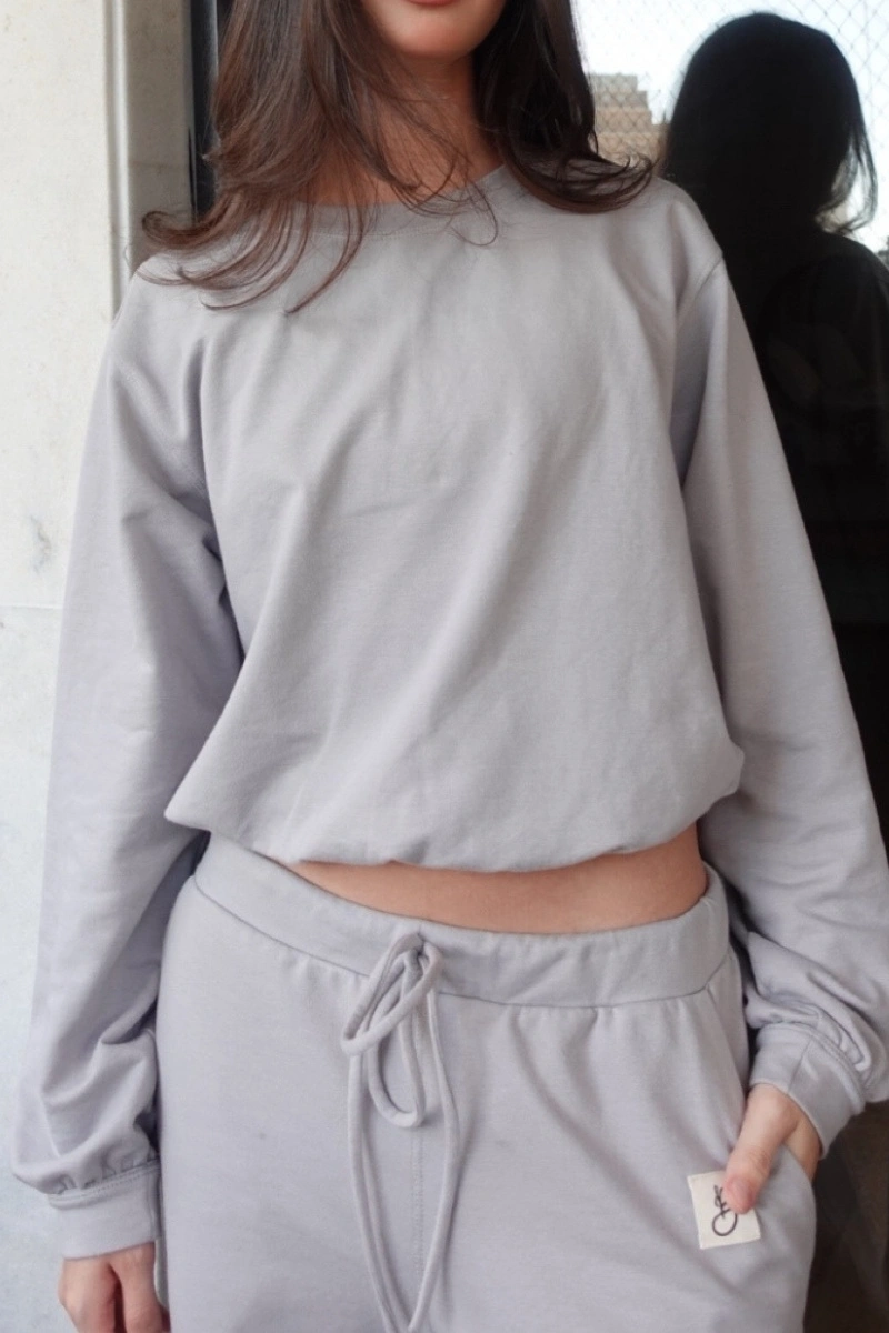 N-BLOOM - Blusa Moletom Alcea - B170