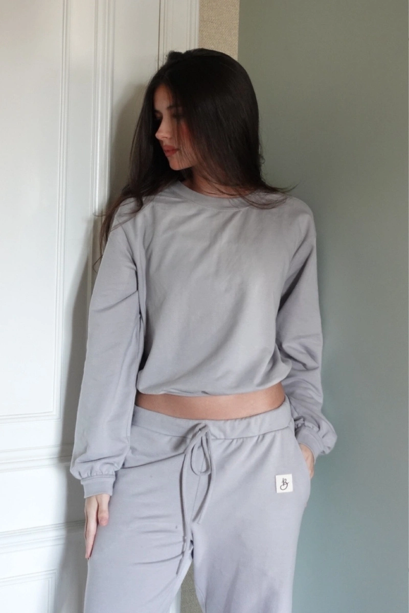 N-BLOOM - Blusa Moletom Alcea - B170