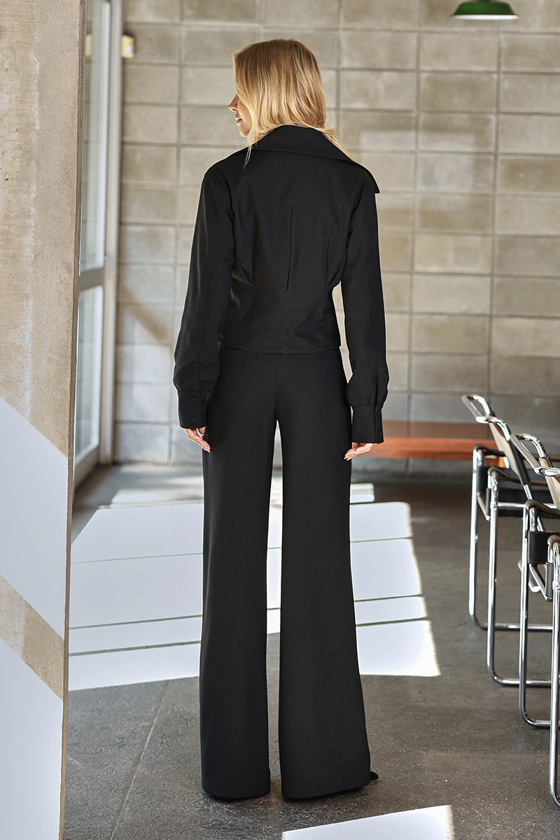 Dot Clothing - Calça Dot Clothing Pantalona Preto - 3099PRETO