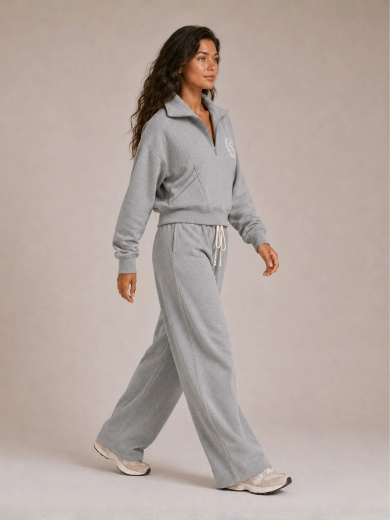 Salma - Calça Moletom Ubud Cinza - SALMOL3CIN