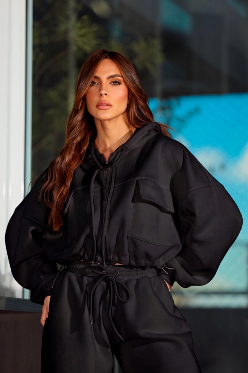 Garotafit - Conjunto Raquel Preto - FCS449A