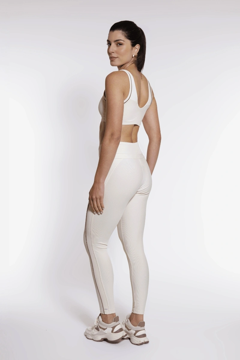 Trilha Verão - Power Yoga Nagoya Power Leggings - Power Rib 196.h