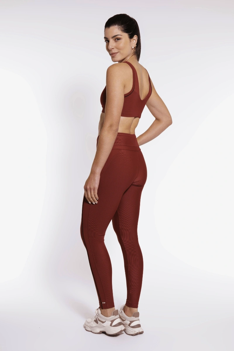 Trilha Verão - Power Yoga Power Rib Leggings - Power Rib 196.i