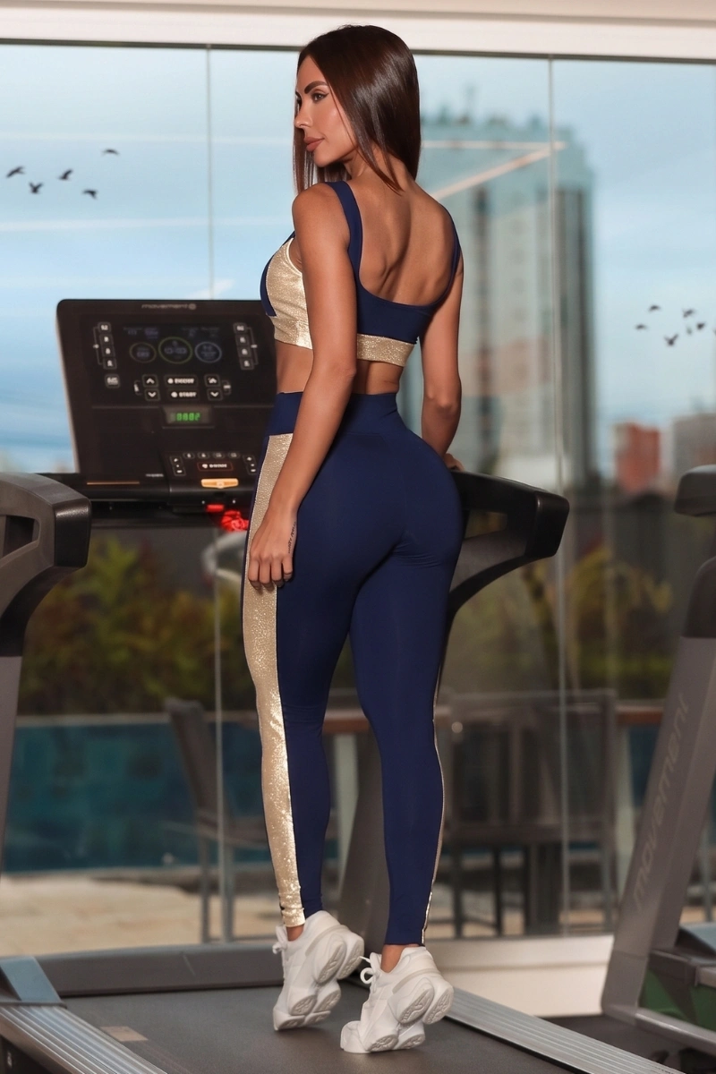 Garotafit - Conjunto Veronica Marinho/dourado - FCS448LMJD