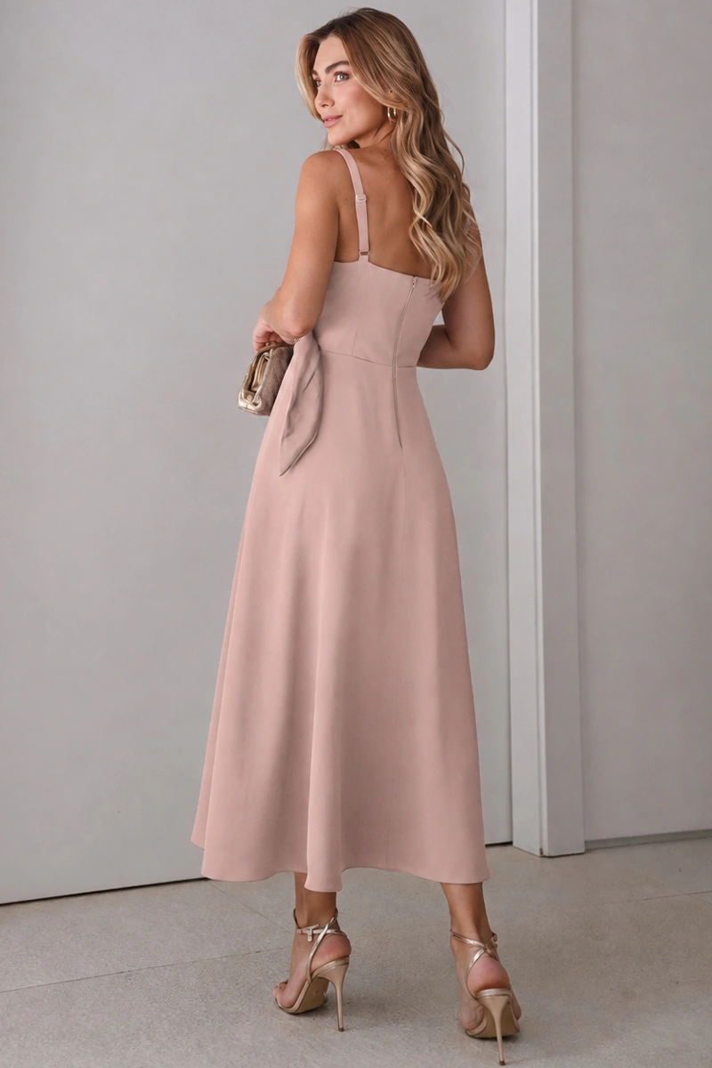 Miss Misses - Vestido Luciana Transpassado C/Detalhe Fivela Rose - 54500031