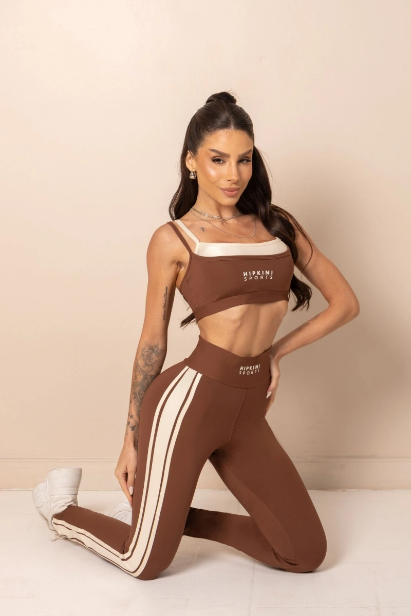 Hipkini - Top Duplo Fitness ClubHouse Capuccino - 33331958
