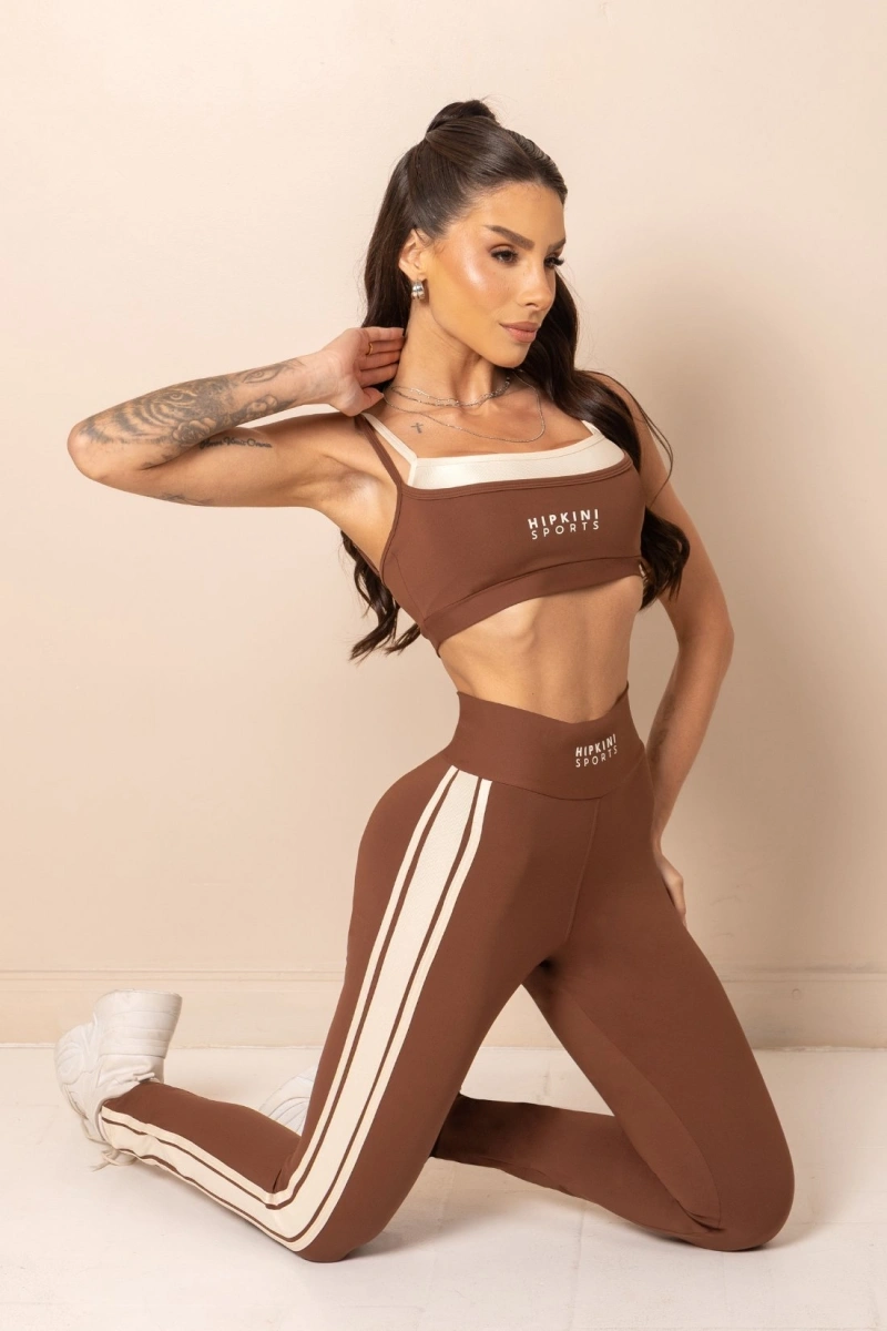 Hipkini - Legging Fitness ClubHouse  Cappuccino - 33331959