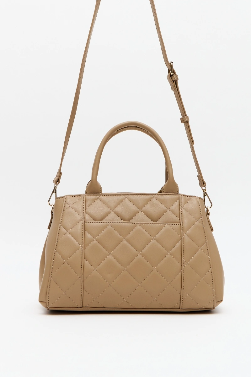 LANÇA PERFUME - Bolsa Tote Metalasse Lança Perfume - Bege - 864