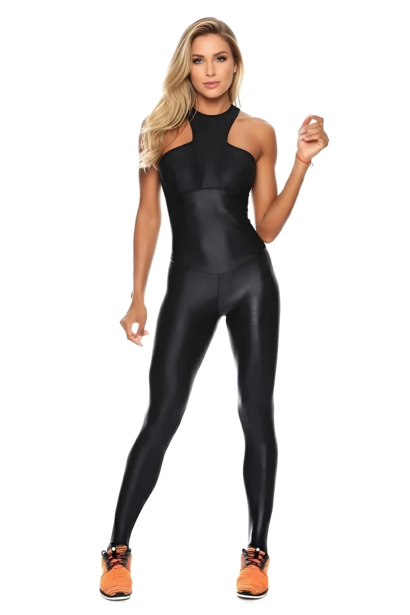 Canoan - Covered Bright Black Jumpsuit - 26121