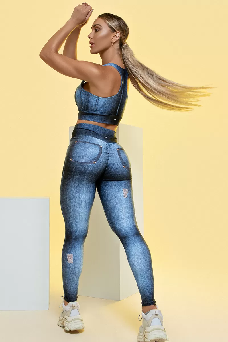 Canoan - Top Jeans Up Azul - 79087