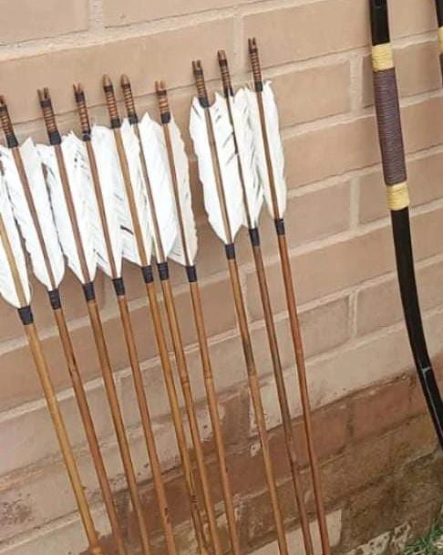  - Flechas de precisão. Conjunto com dez - 