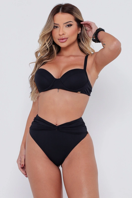 Santa Areia - Biquini Serena Black - 2627PT.CF.C0001