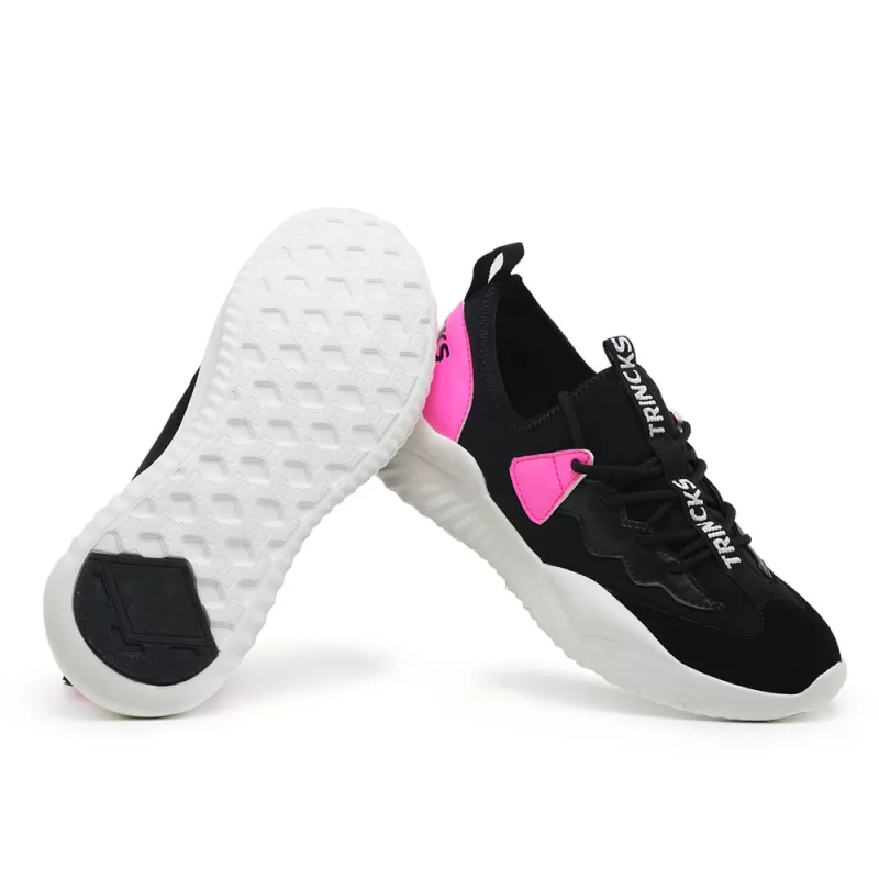Trincks Calçados - Tênis Trincks FitGym Preto e Pink - T5PP148