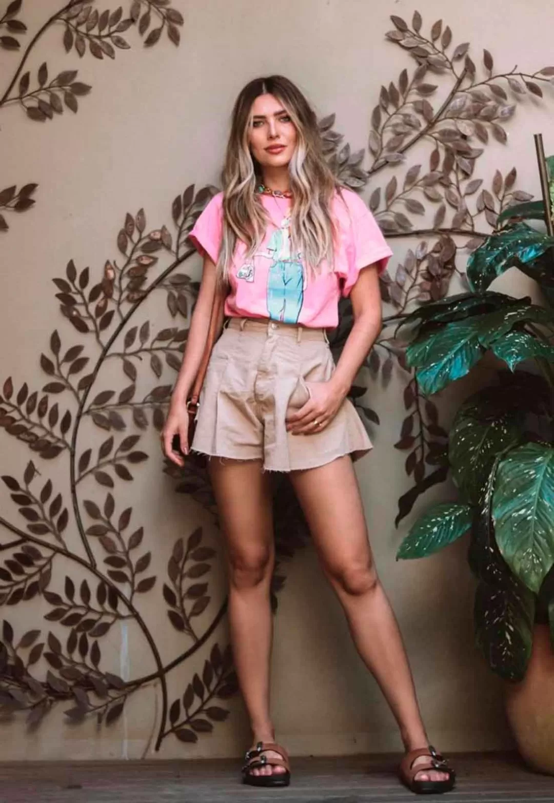 Alcance Jeans - Short beige pleat denim godet reach - 1000743