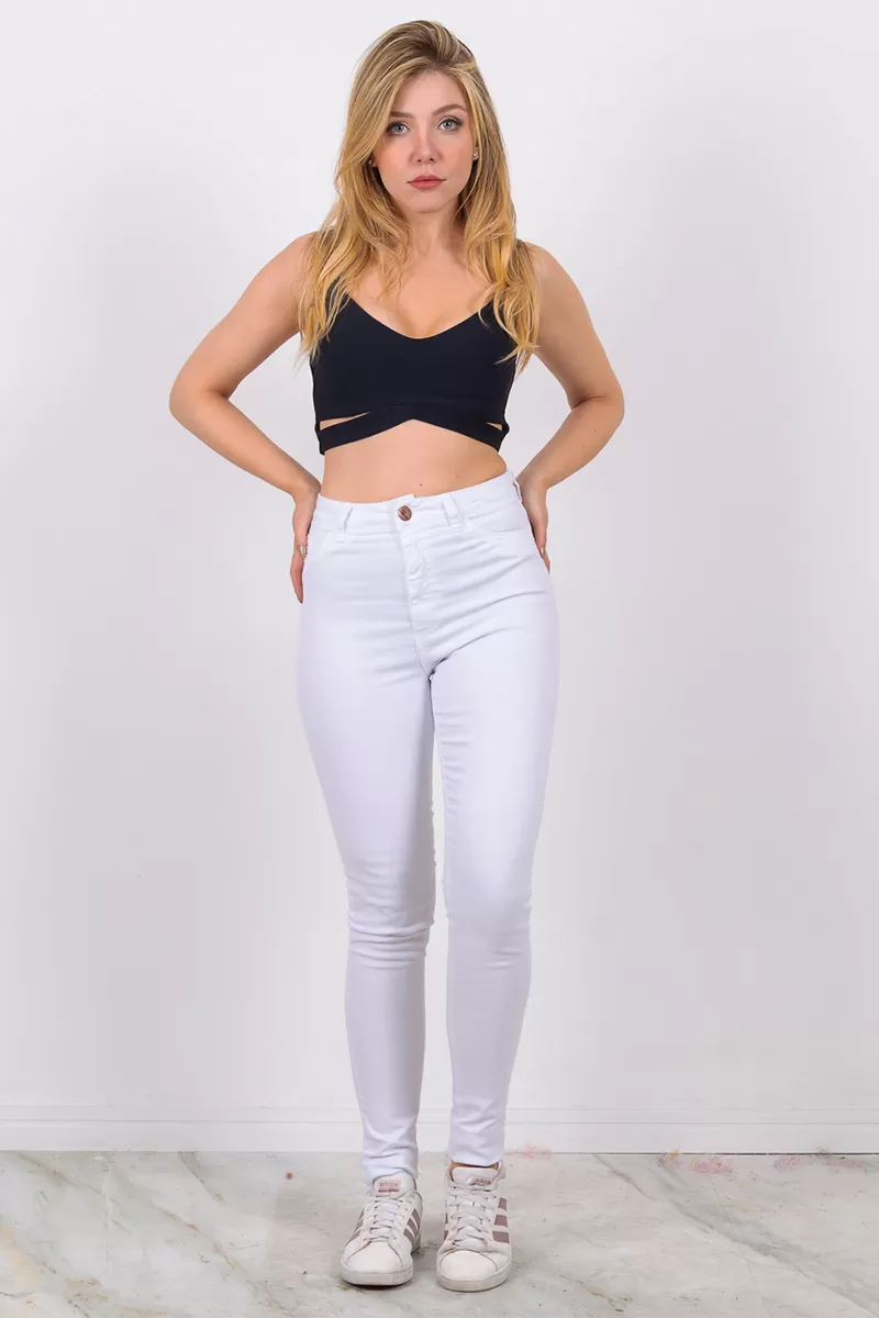 Lady Rock - Pants Lady Rock hot pants White 8487B - 10007680